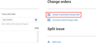 InEight Change - Potential Change Order (PCO)