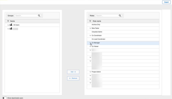 InEight Legacy Completions - Project Roles Assignment