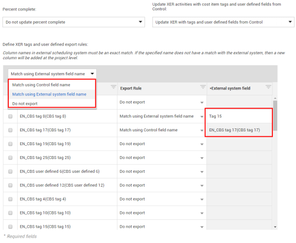 InEight Control - Primavera Schedule Integration
