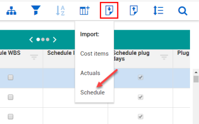 InEight Control - Primavera Schedule Integration