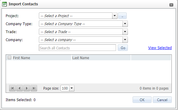 InEight Document Classic - Import Contacts from another InEight ...