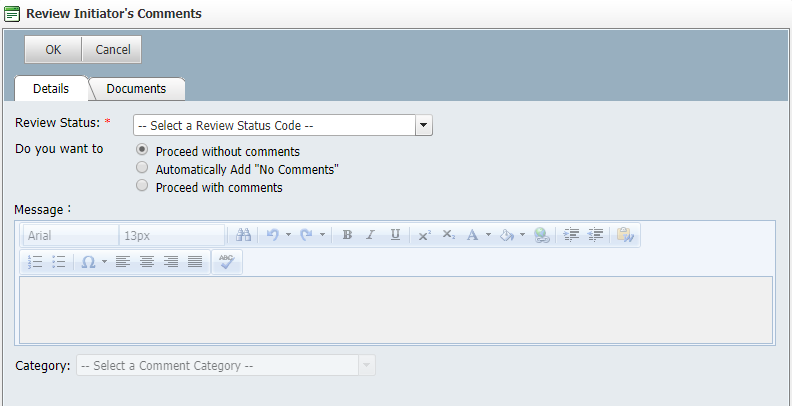 InEight Document Classic - Document Release without activating a workflow