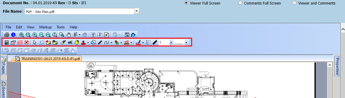 how to redline a pdf drawing
