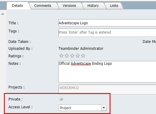 InEight Document Classic - Individual Item Security