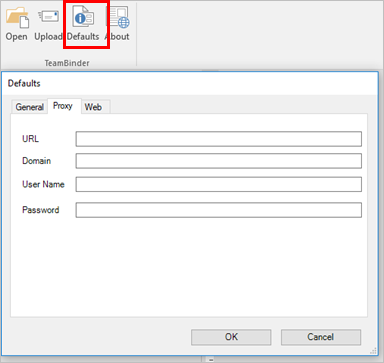 InEight Document Classic - Proxy Settings
