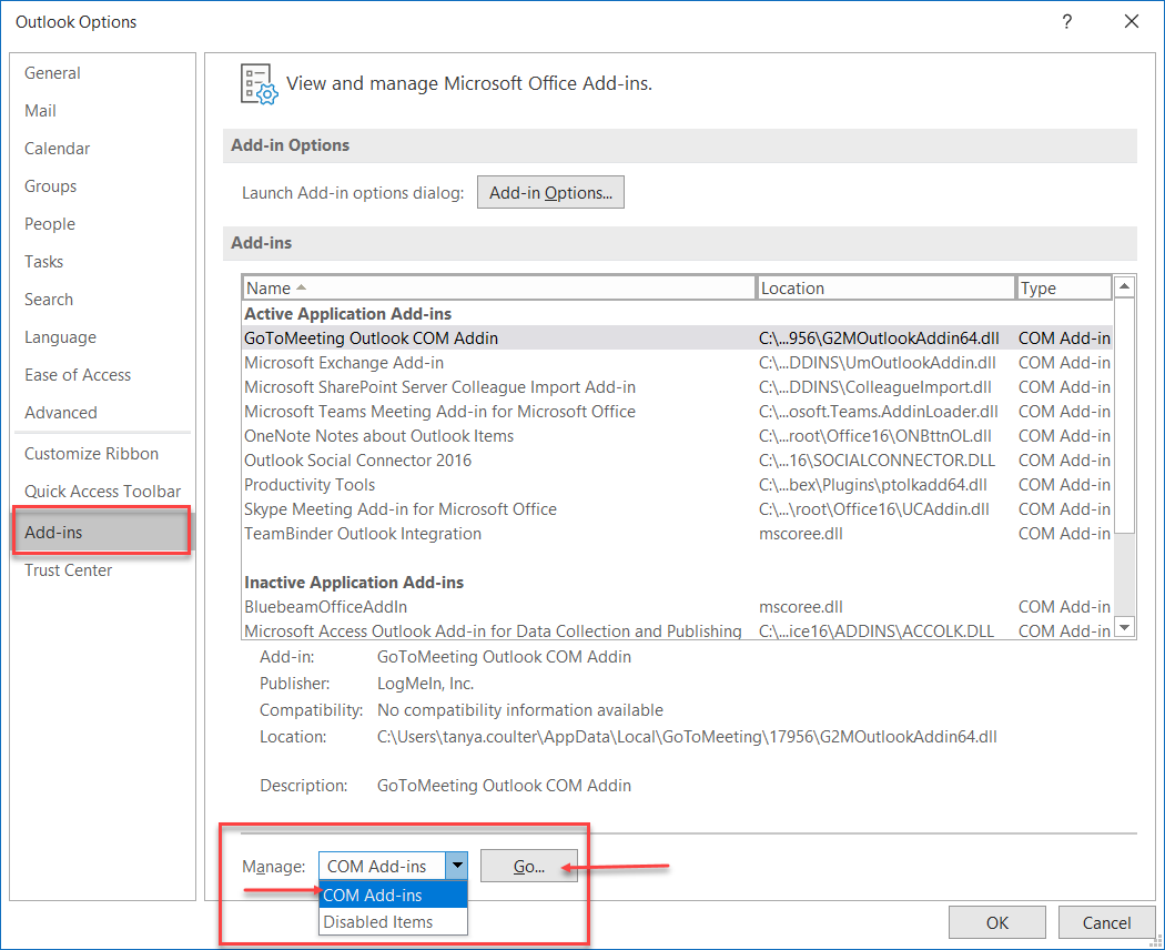 Teambinder Tab not Visible