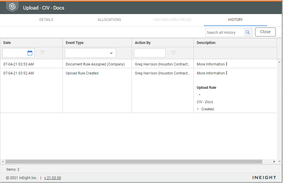 InEight Document Release Notes