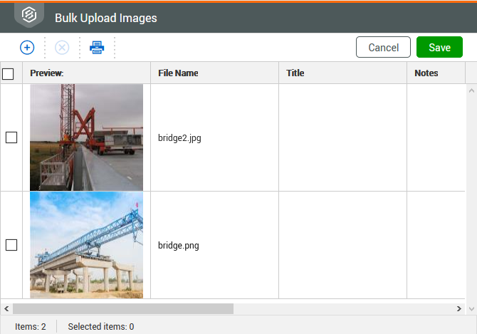 InEight Document - Single and Bulk upload