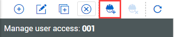 Add user icon to add users in security group from manage user access tab
