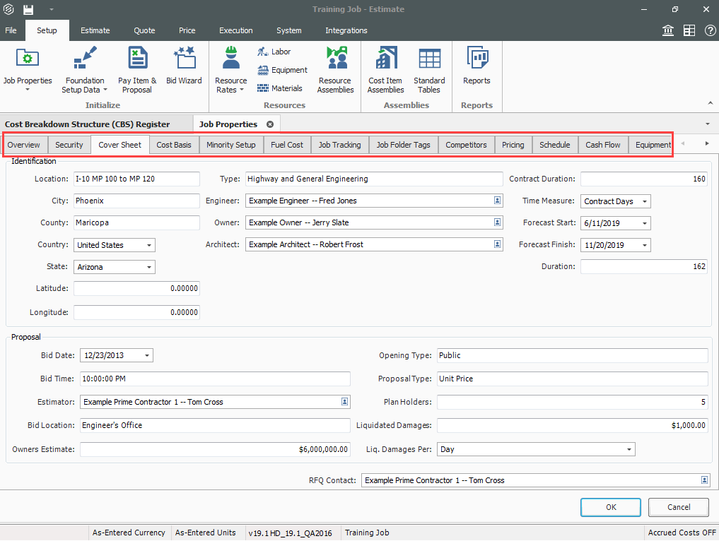 Overview of the Estimating Process