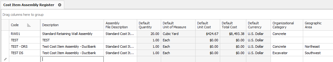 InEight Estimate on Premise - Key Concepts and Terms