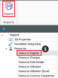 InEight Estimate - Reports menu