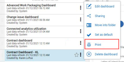 InEight Explore - Custom Dashboards