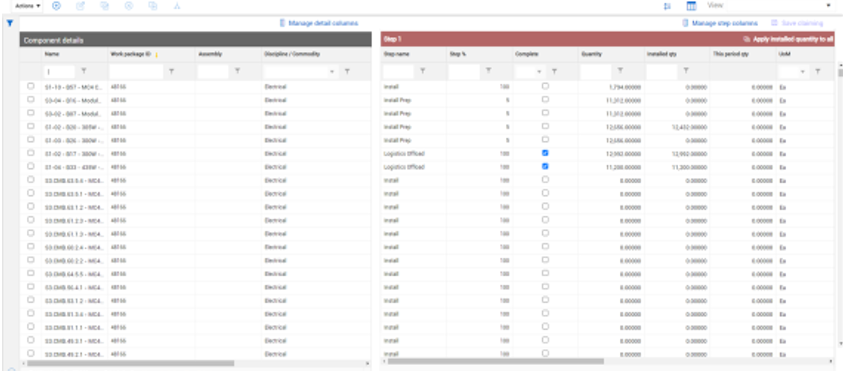 InEight Plan - Data Blocks