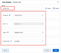 New Edit options show in the Builder menus
