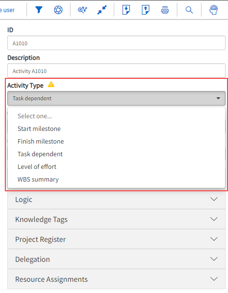InEight Schedule - Create Activities