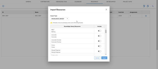 InEight Schedule - Knowledge Base