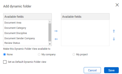 Add dynamic folder structure pane from Structure