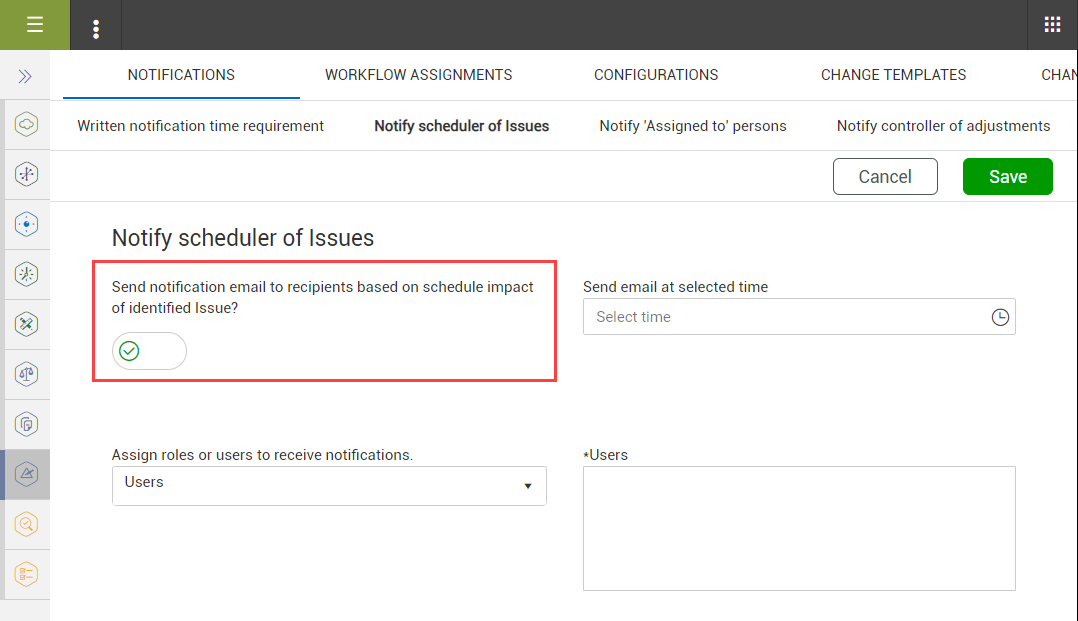 Update Schedule Impact on Issue
