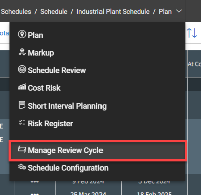 A screenshot of a schedule

Description automatically generated