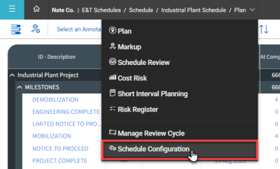 A screenshot of a schedule configuration

Description automatically generated